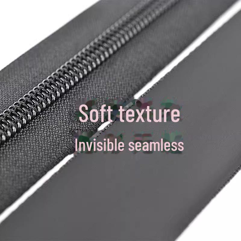 Корейский стиль Нет. 5 черных водонепроницаемых двухсторонних потайных молний для спортивных курток и пуховиков.