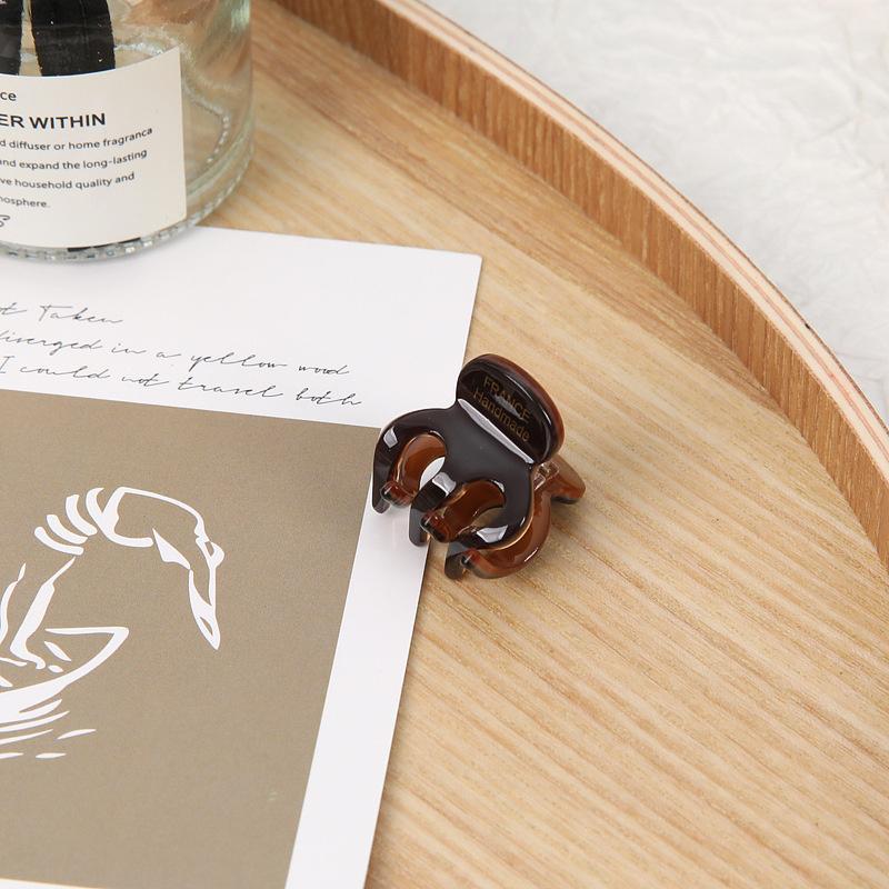 Изысканная заколка для волос из ацетата мини, боковые заколки, маленький размер, заколка для волос «акула», милая, элегантная заколка, женские аксессуары для волос