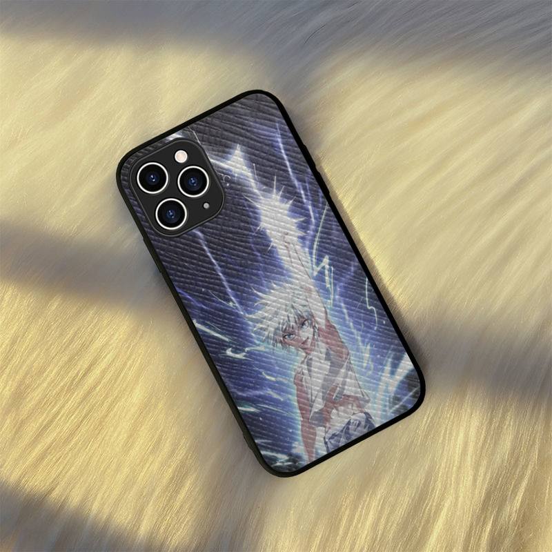 Чехол для телефона HUNTER x HUNTER Killua Zoldyck с аниме, жесткий кожаный чехол для iPhone 11 12 13 Mini Pro Max 8 7 Plus SE 2020 X XR XS