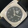 Б/У ЯПОНСКИЕ ВИНТАЖНЫЕ МУЖСКИЕ АВТОМАТИЧЕСКИЕ ЧАСЫ ORIENT 46943 С ЧЕРНЫМ ЦИФЕРБЛАТОМ a702238-5 R123-a702238