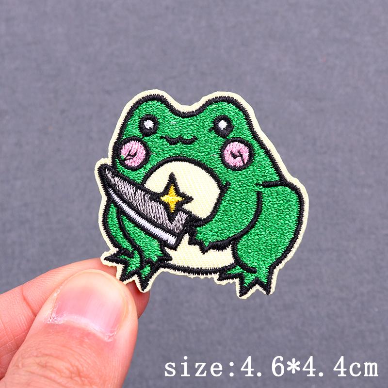 Cartoon Animal Patch Iron On Patches For Clothing Thermoadhesive Patches On Clothes Hip Hop Embroidery Patch For Clothes Badges