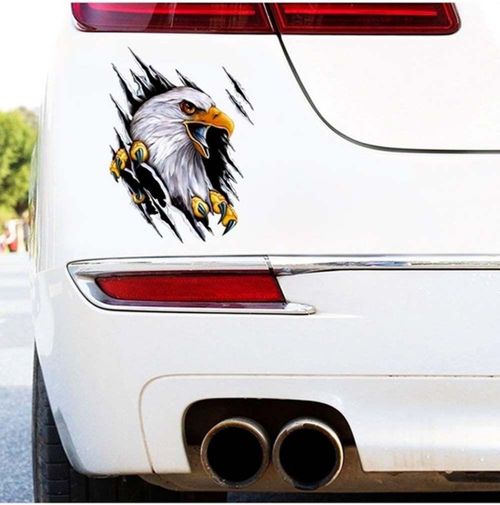 Scratch blocking 3D Simulation Sticker Car Body Decoration Eagle Car Sticker Motorcycle Decal