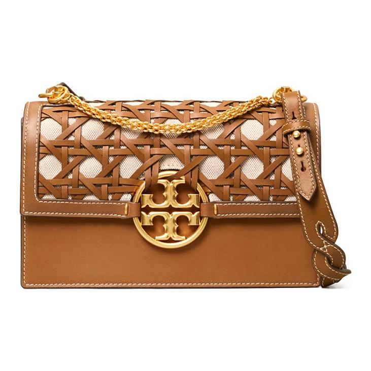Tory Burch Miller Hollow Floral Leather Accordion Shoulder Bag Women Bags 80631-909