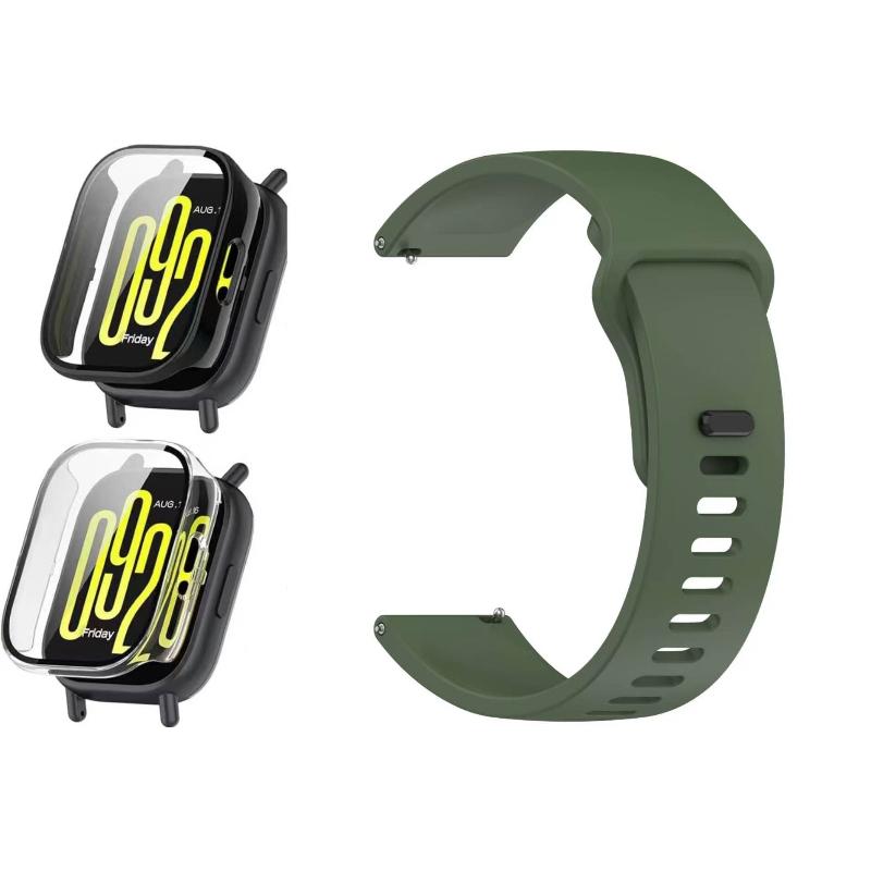 3-in-1 Screen Protector and Wristband Set for Redmi Watch 5 Active