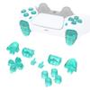 eXtremeRate Replacement for PS5 Controller Share Optional Face Clear Full Button Set for PlayStation 5 Controller Not Emerald D-Pad (BDM-010 & 020),
