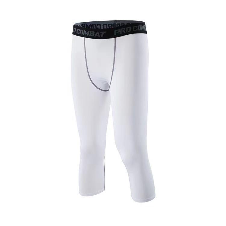 Men’s Quick-Dry Sports Compression Tights for Running, Basketball, and Football