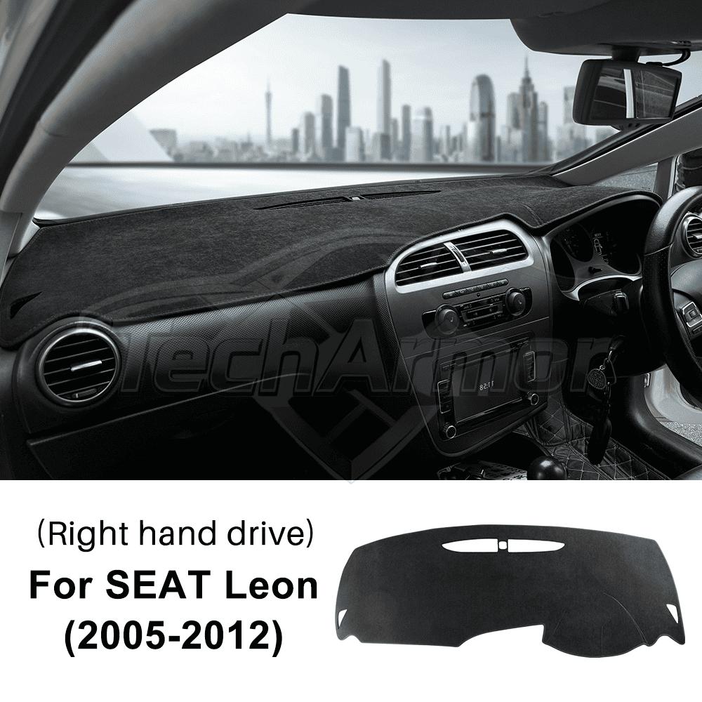 Flannel Car Dashboard Cover Pad For Seat Leon 2005-2012 Sunshade Protector Anti-UV Dash Mats Non-slip Auto Interior Accessories