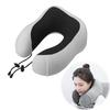 Memory Foam Car Neck Pillow U-Shaped Soft Neck Support Travel Cushion Cervical Rest Pad Automobile Interior Accessory