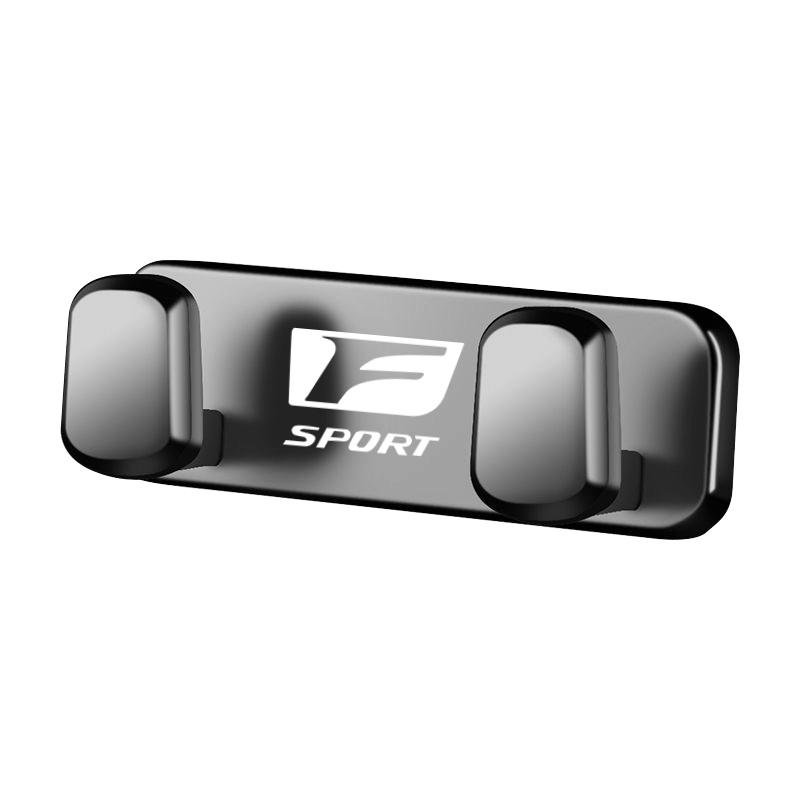 SKIA7 Interior Stickers Zinc Alloy Car Hook Adhesive Storage Hooks Interior Accessories For Lexus F-SPORT ES RX NX LS UX LM LX GX LC R