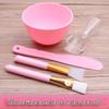 Silicone DIY Beauty Mask Kit: Bowl, Brush, Stick & Measuring Spoon