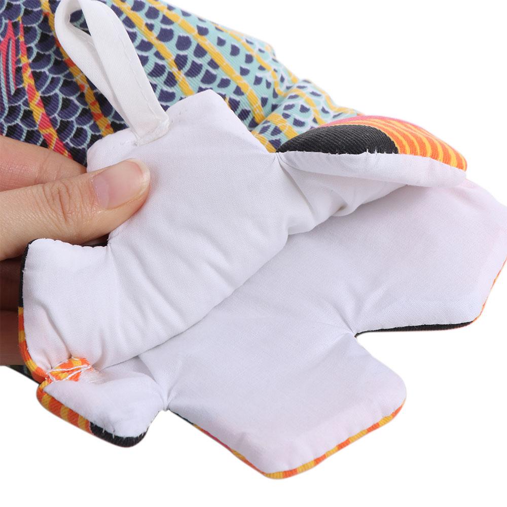 Creative Non-slip Fish Shape Oven Mitts Anti-scalding Soft BBQ Glove Cartoon Heat Resistant Microwave Glove Restaurant