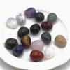 Natural Stone Ornament Egg Shape Crystal Rose Quartz Amethyst Agate Sodalite Opal Yellow Jade Home Decoration Decor Jewelry 17×22 Mm