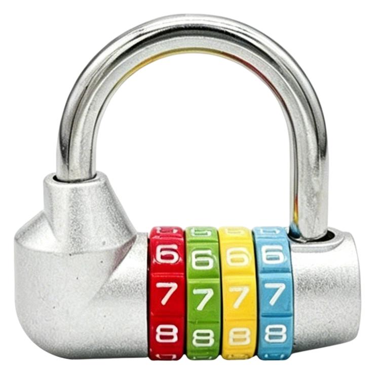 Bulk Supply Custom U Padlock Combination Lock 4 Digit Code Anti Theft Metal Padlock for Gym Dorm Drawer Bicycle Basket Storage
