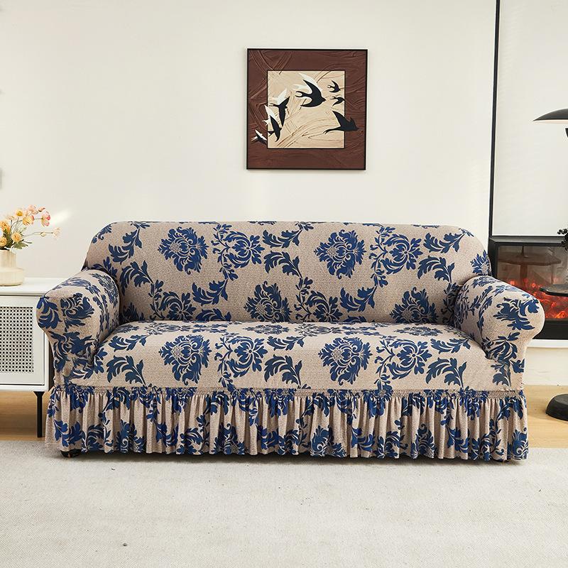 Новый Чехол для Дивана Цельный Эластичный Универсальный Чехол Двухместный Универсальный Защита от Царапин Кошек и Пыли Диван Все Включено Чехол