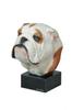Bulldog, English Bulldog, British Bulldog - Painted Figurine, Statue, Figure, Made by the Artist, Brand