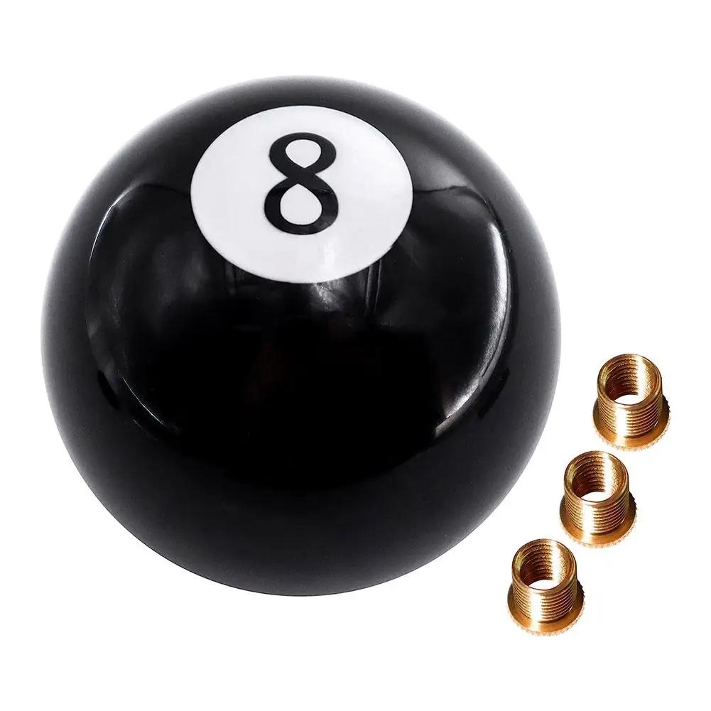 Black 8 Ball Gear Knob / Short Shifter Knob For Universal Car Acrylic Black 8 Ball For Mostly Car Acrylic Black 8 Ball E9k6