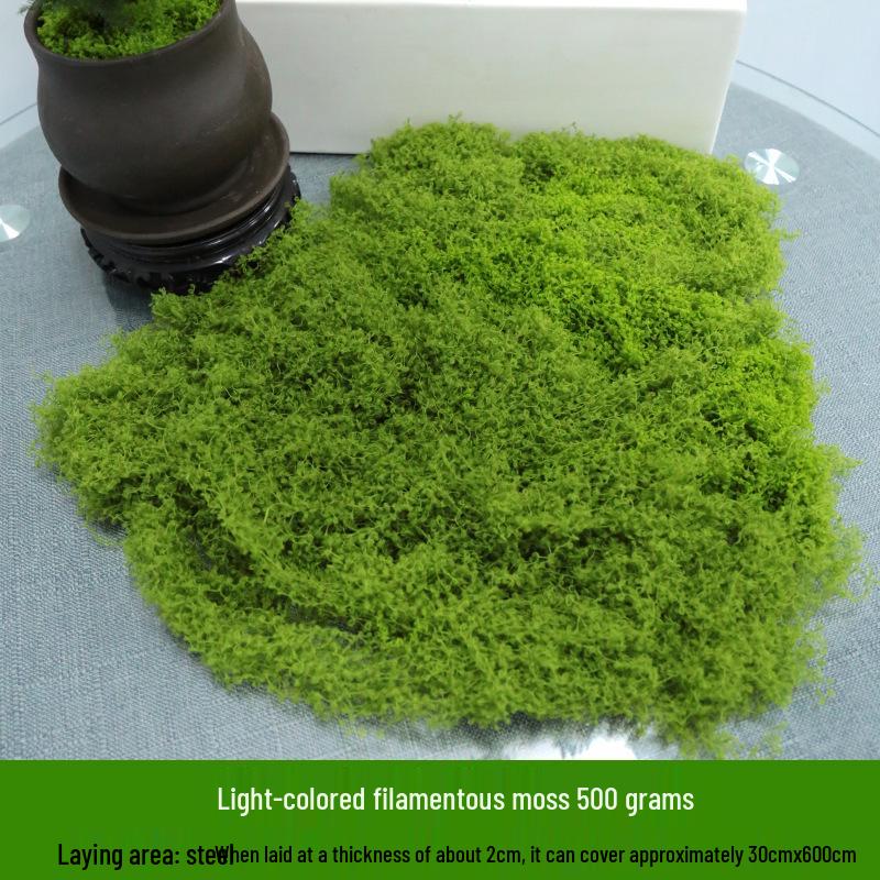 Искусственный мох, шелковистая трава, газон для ландшафтного дизайна и декора