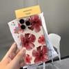 Red Lily Print Clear Phone Case For Xiaomi Mi Poco X6Pro X6 X7 X5 Pro Mi Poco F7 Pro F6 F5 Silicone Cover