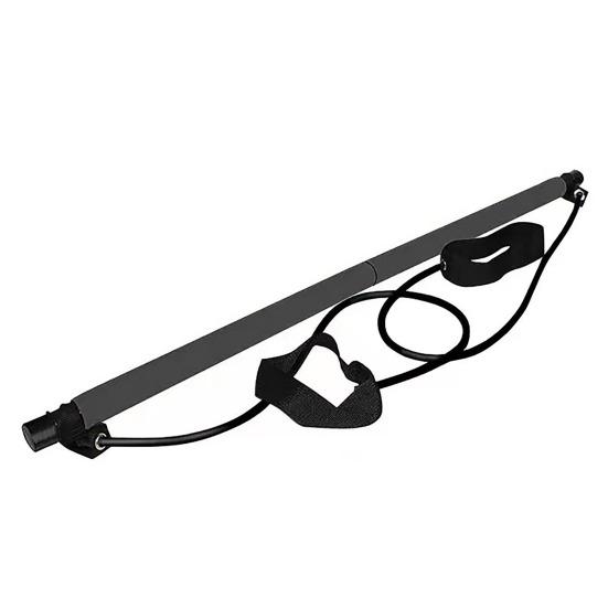 Пилатес Бар с лентой сопротивления Силовая тренировка Растяжка тела Ноги Бедра Талия Руки Упражнение Бар Домашний спортзал Тренировка Мужчины Женщины Фитнес-оборудование