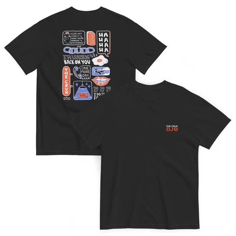 Djo The Crux Sketch Design Tee Djo Tour Graphic Tshirt