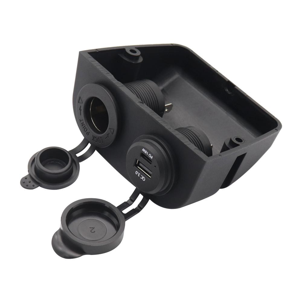 10-30 В QC3.0 и TYPE-C Двойное зарядное устройство Автомобильный прикуриватель Разъем-штекер Для лодки автомобиля