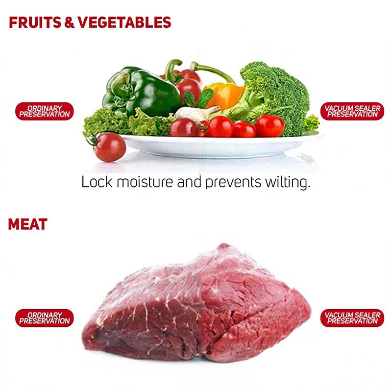 Вакуумные пакеты Многоцелевые Герметичные Пакеты для Хранения Продуктов 100 шт. Бытовые Пакеты для Сохранения Свежести