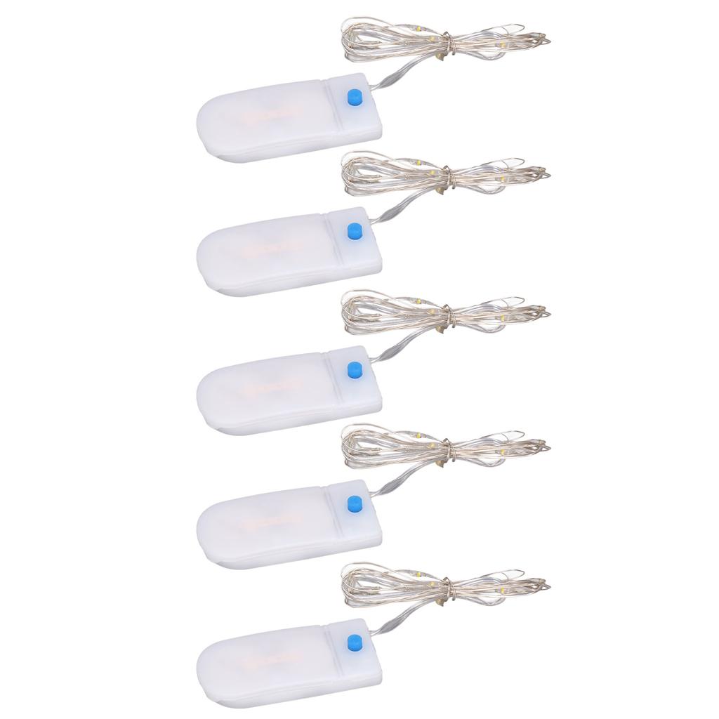 5pcs Mini LED Lights Romantic Elegant Light Weight DIY Making Convenient Decorative Accessories for