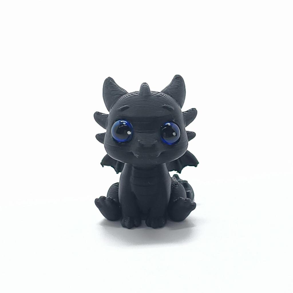 Миниатюрная 3D-печатная летающая игрушка-дракон - Милый детский декор и модель-украшение
