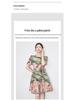 High-Quality Age-Defying Swing Skirt: Women's Summer Vacation Waist-Cinching Printed Dress