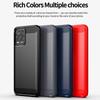 Для Realme 8 Pro Чехол Fiber Carbon Противоударный Мягкий Силиконовый Бампер Чехол для Realme 8 Для Realme 7 Realme 7 Pro Realme C21 C17