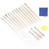 Oil Paint Brush Set Hook Line Acrylic Watercolor Brush Palette Scraper Tool for People At All Stages
