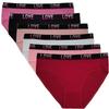 Plus Size Woman Panties Cotton Mid Waist Briefs Sexy Ladies Knickers Underwear Intimates 6 Pcs