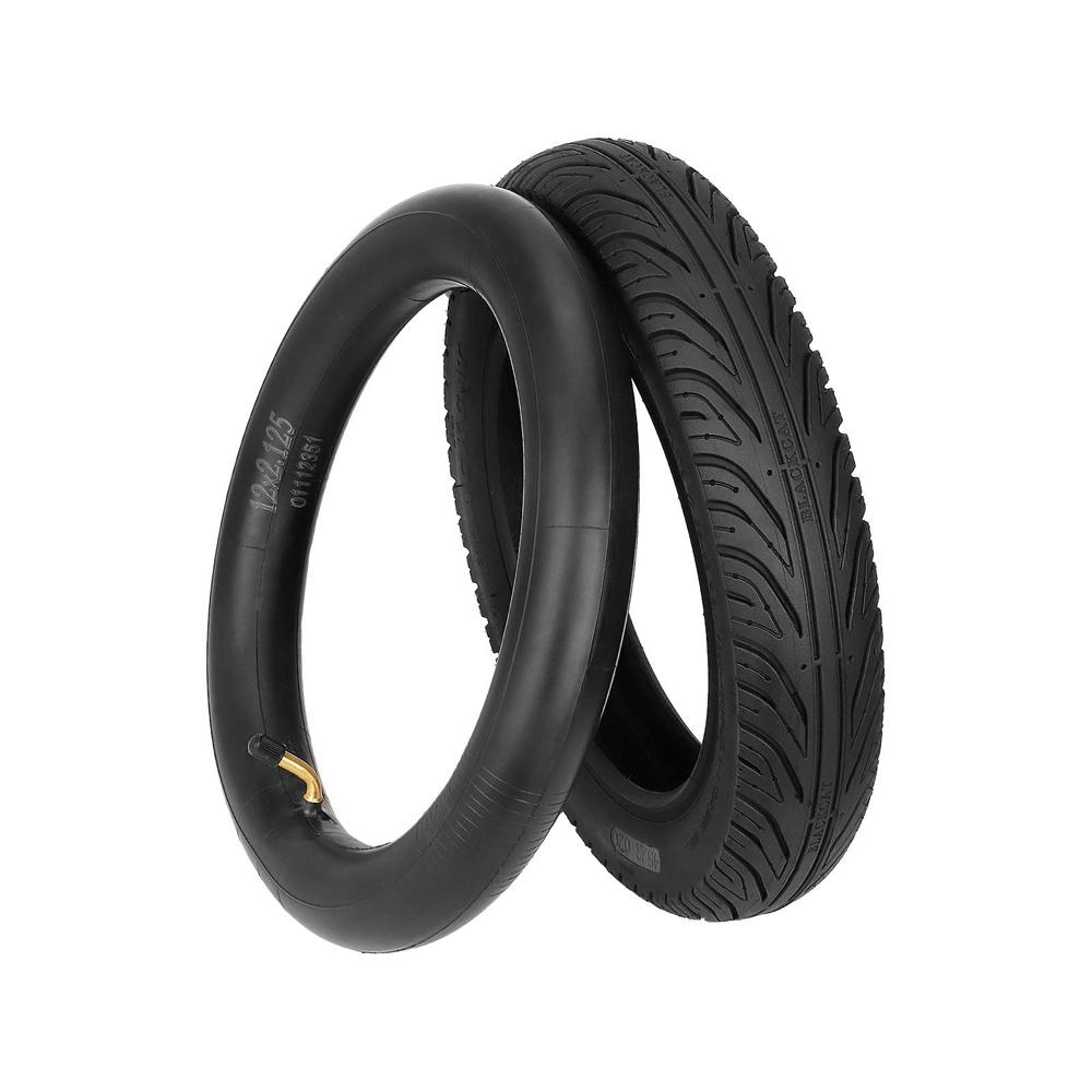 12x2.125 Off-Road Tire 12 Inch Electric Scooters Vacuum Tire with 12x2.125 Thickened Angle Valve