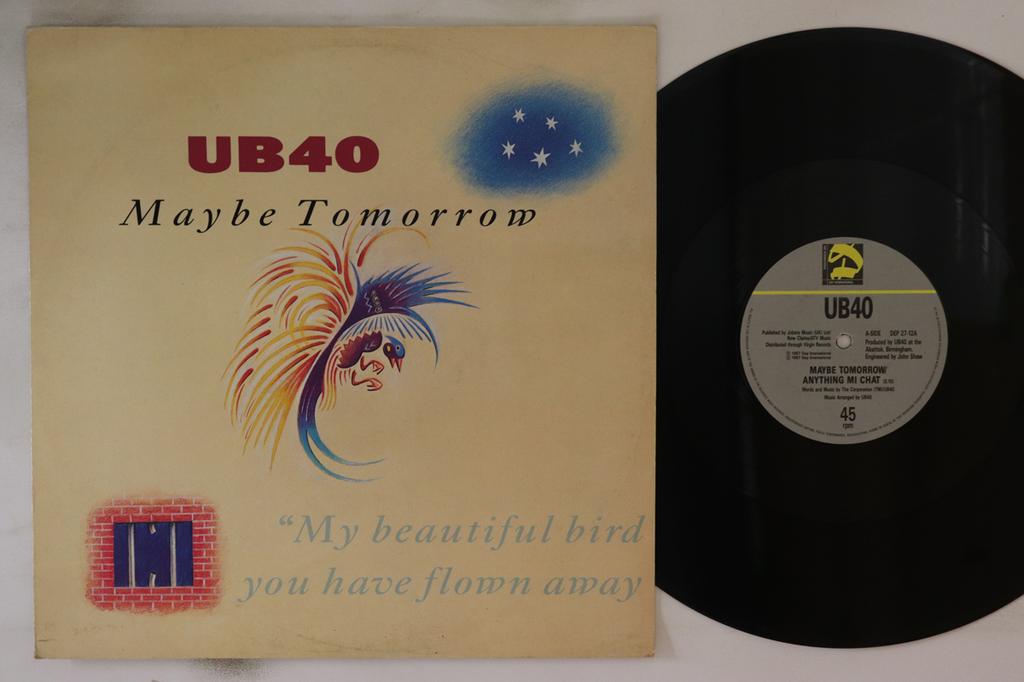 12-дюймовая пластинка UB40 - Maybe Tomorrow DEP2712 DEP Internation 1987 Великобритания Регги, Ска и Даб Б/У