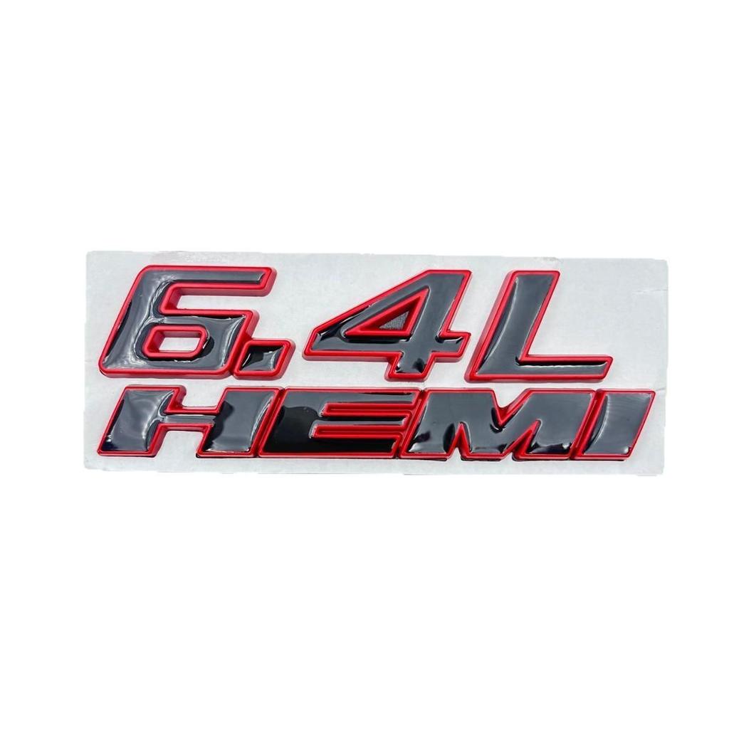 Металлическая эмблема-наклейка 6.4L HEMI для Grand Cherokee