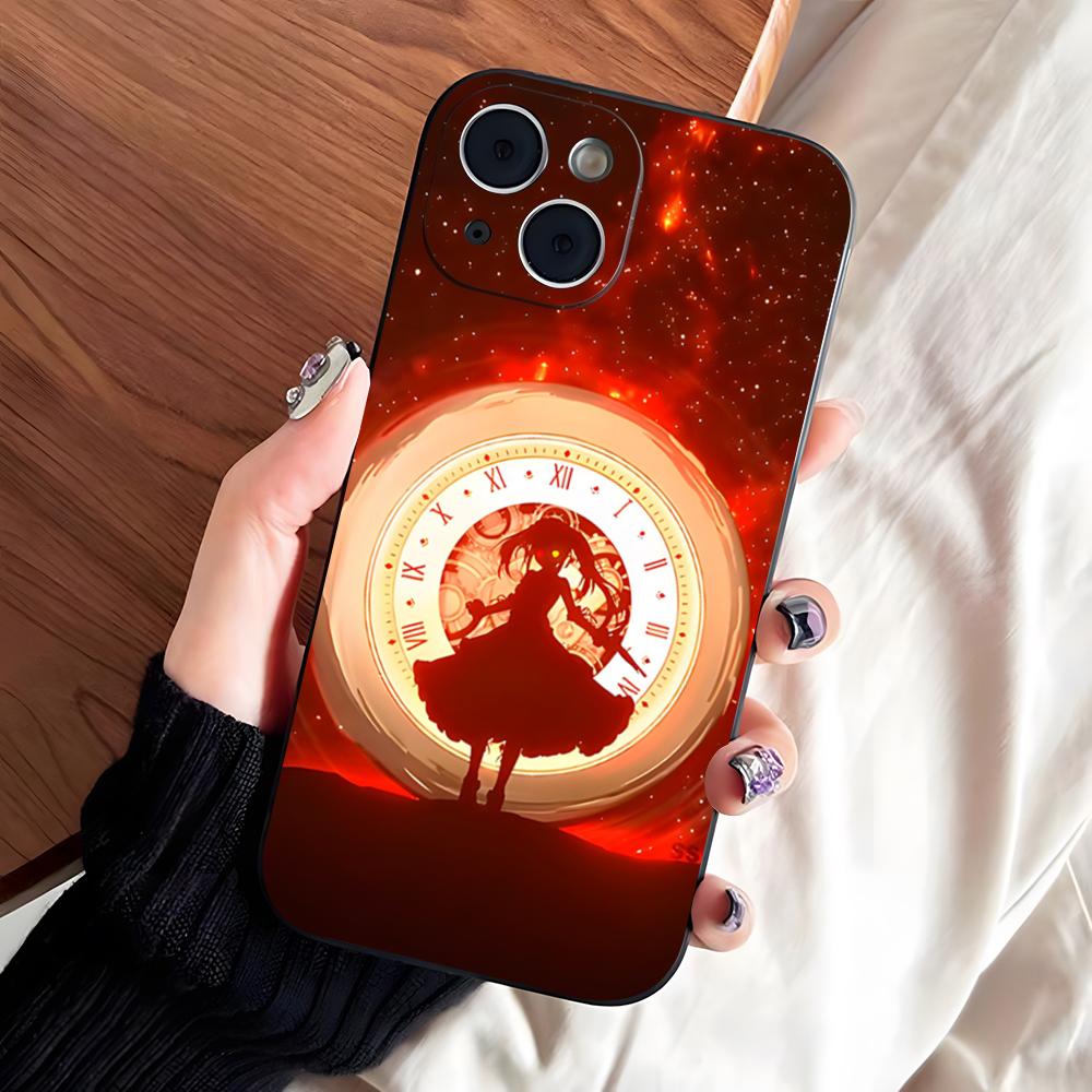 Аниме Date A Live Токисаки Куруми Милый чехол для телефона для iPhone 17 Pro Max 16 15 14 Pro Max 13 11 X Xs Xr 8 7 Plus Силиконовая крышка
