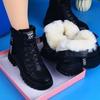Thickened Wool Snow Boots Women's Winter Velvet Warm Martin Boots Thick-soled Non-slip Soft-soled Cotton Shoes Women's Foreign Trade