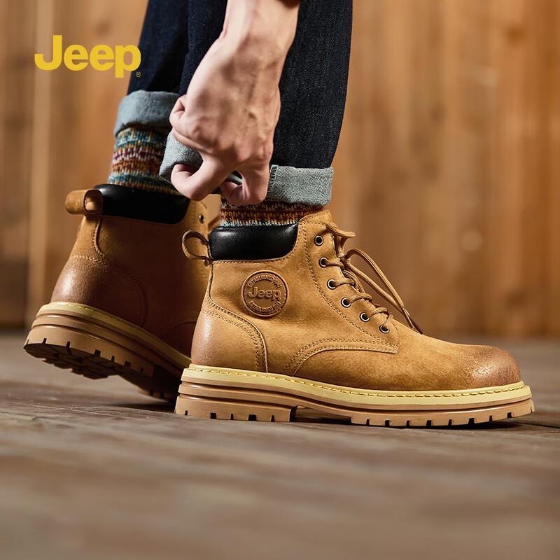 Jeep Мужские рабочие ботинки Мартин средней высоты