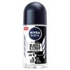 Nivea Men Black & White Invisible Roll-On Anti-Perspirant, 48hr Protection, 50ml