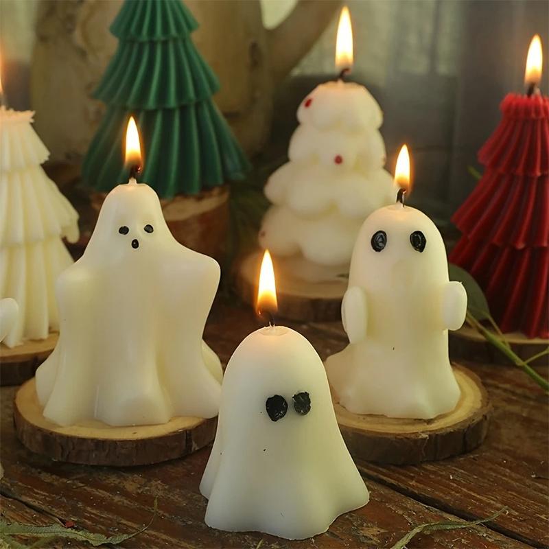 Хэллоуин Ароматерапия Хэллоуин Украшения Аромат для комнаты Праздничная атмосфера Бездымные свечи Подарок 1 шт.