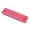Plastic Harmonica Kids Music Instrument Educational Musical Toy for Children (Red)