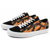 Vans Style 36 Series Tiger Embroidery Tiger Stripe Low-Top Skate Shoes Unisex Sneaker Black Orange VN0A3DZ3ORA