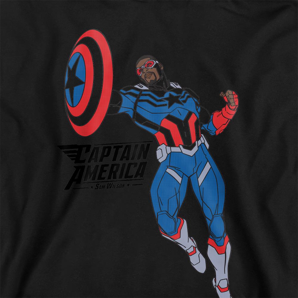 Captain America Childrens/Kids Sam Wilson Doodle Pull Over Hoodie