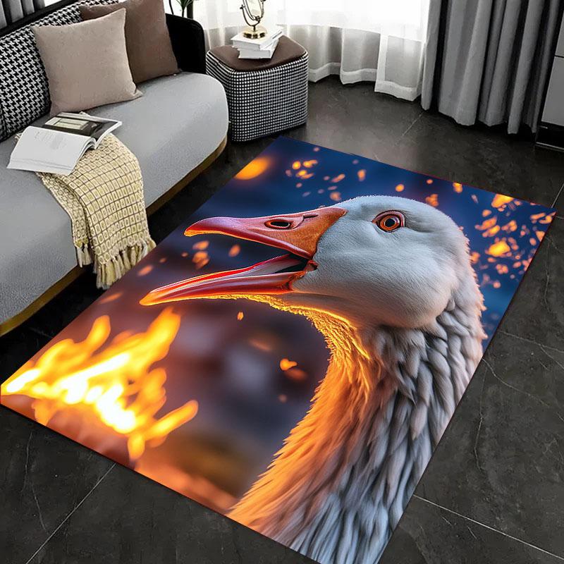 Патетический юмор Утка HD Большие ковры для дома, гостиной, детской спальни, дивана, придверный коврик, кухонные напольные коврики, противоскользящий декор