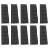 10 Pcs Door Stoppers Black  Protection Anti Collision Anti Skid Non Punching Rubber Floor Door