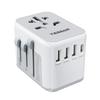 Переходник для зарубежных поездок TESSAN Outlet Conversion Plug Переходник для розеток Power Conversion Plug для зарубежных поездок Совместим с преобразователем Worldwide Multi Conversion