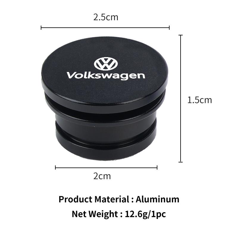 CUP1 Metal Car Cigarette Lighter Cover Decorative Cover DustProof Dust Cover Auto Accessories For VW GTI Polo Passat Scirocco Tiguan
