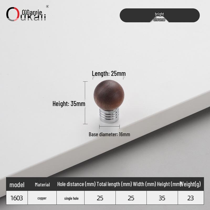 Красочная керамическая ручка для шкафов и ящиков - Круглая, одно отверстие