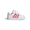 Adidas Focus Breathe In Breaknet 2.0 Повседневные Удобные Прочные Низкие Кроссовки для Ходьбы Детская Обувь Белый Красный HP8974