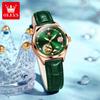 OLEVS Brand Watch Diamond Hollow Mechanical Table Waterproof Night Ladies Watch Female Watch